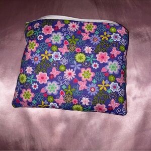 Brand new Floral Purple Pouch handmade